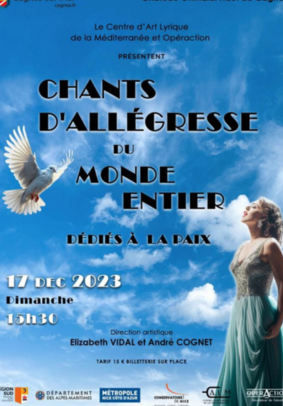 Concert pour la paix — Affiche